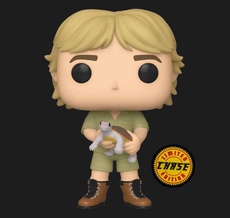 steve irwin funko pop with turtle