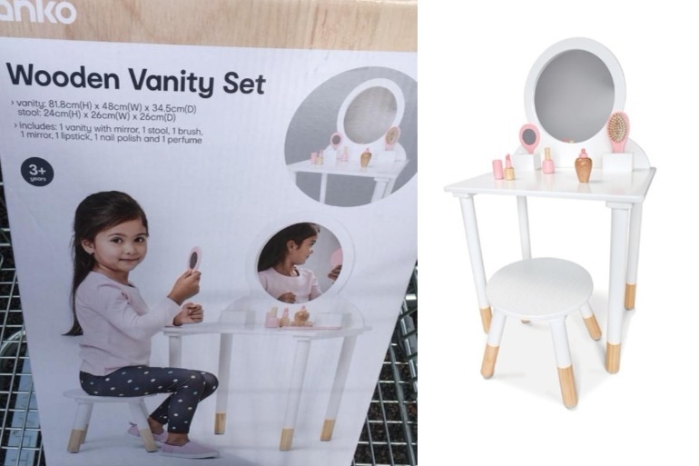 Kids dressing deals table kmart