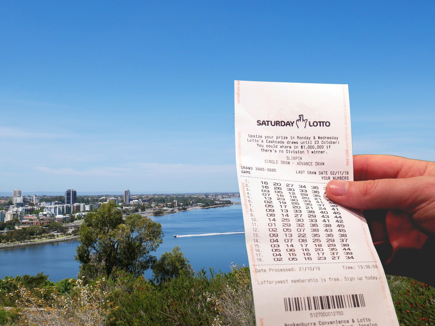 lotterywest saturday lotto