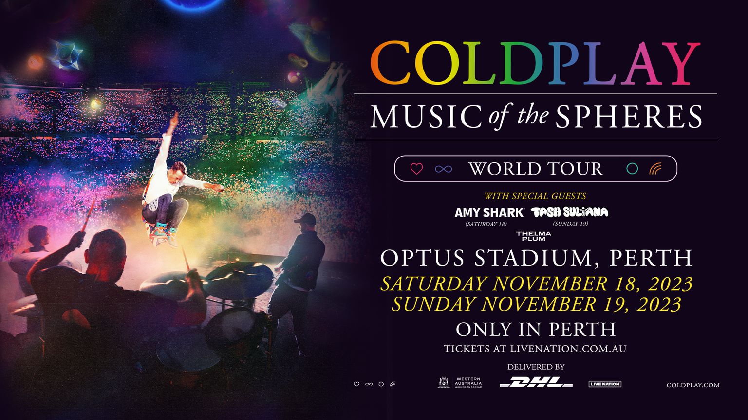 'Incredible Demand': Coldplay Announce SECOND Perth-Exclusive Show