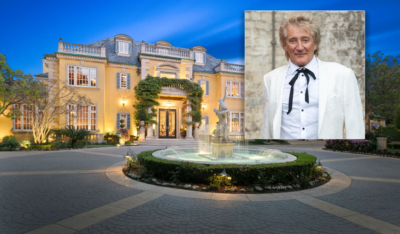 Do Ya Think This 100 Million Mansion Is Sexy Rod Stewart S Compound Hits The Market