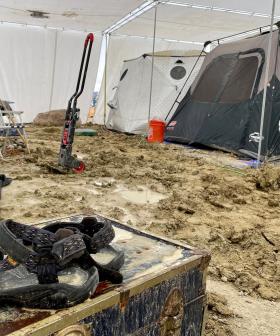 Burning Man Punters Stuck In The Mud (Literally) As Unexpected Storms Flood Desert Event